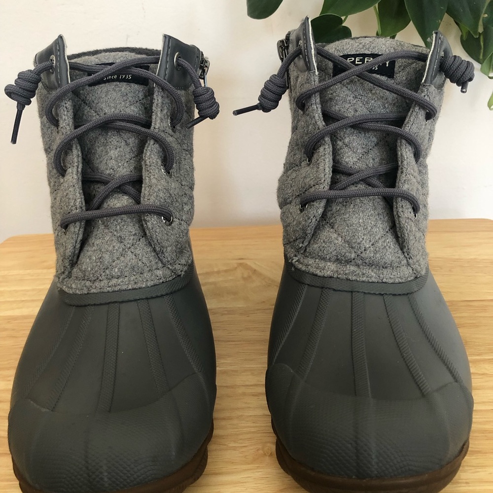 Sperry Top-Sider Womens Saltwater Zip Duck Boots